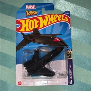 Hot Wheels Marvel X-Men Black X-Jet